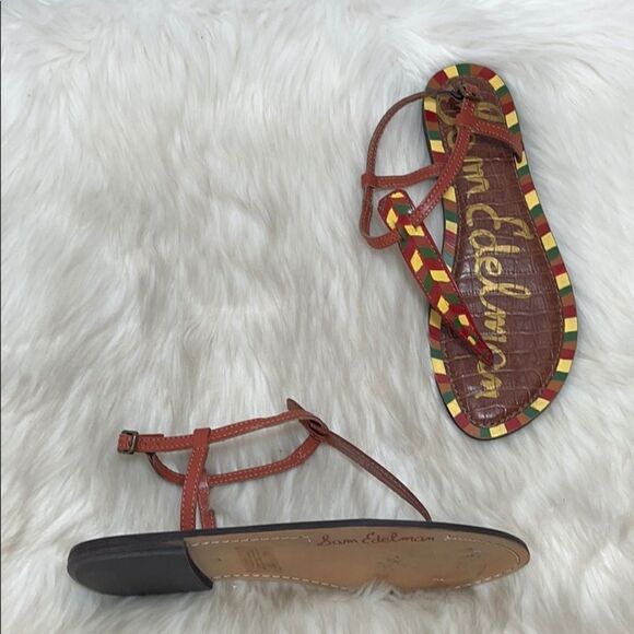 Sam Edelmaan Gigi Thong Sandals Sz 7 - Picture 1 of 6